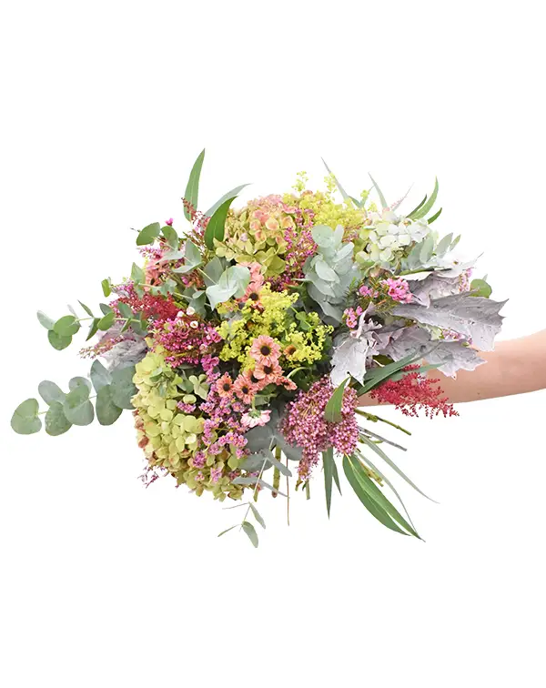 ramo-hortensias-tonos-rosa-amarillo
