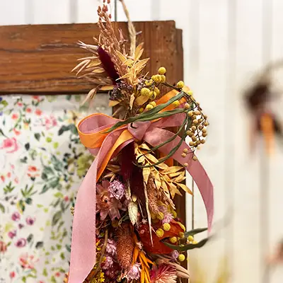 Taller Colgante de Flores Secas